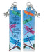 Cathedral Art : Bookmark - Life is a Balance Dragonfly with Beads - Cathedral Art : Bookmark - Life is a Balance Dragonfly with Beads