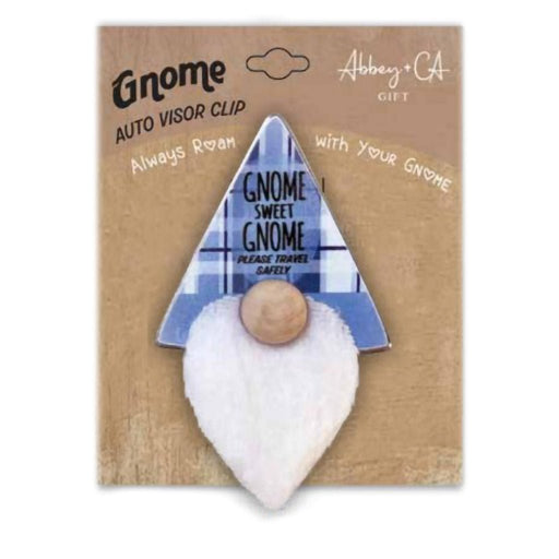 Cathedral Art : Gnome Sweet Gnome Visor Clip - Cathedral Art : Gnome Sweet Gnome Visor Clip