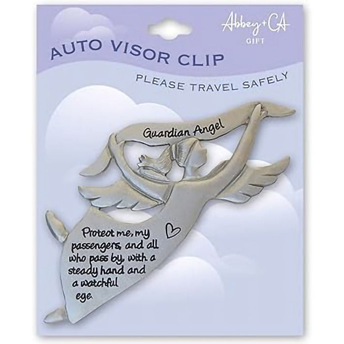 Cathedral Art : Gradian Angel Protect Me Visor Clip - Cathedral Art : Gradian Angel Protect Me Visor Clip