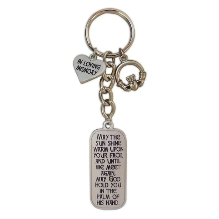 Cathedral Art : In Loving Memory Irish Heart Key Ring - Cathedral Art : In Loving Memory Irish Heart Key Ring