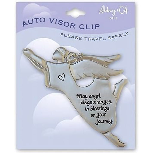 Cathedral Art : May Angel Wings Wrap You Angel Visor Clip - Cathedral Art : May Angel Wings Wrap You Angel Visor Clip