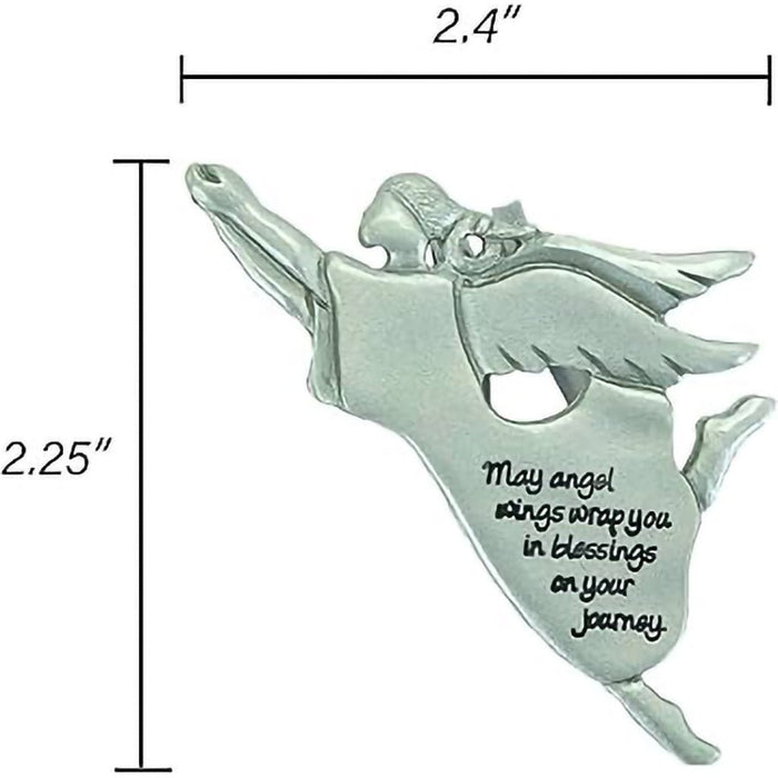 Cathedral Art : May Angel Wings Wrap You Angel Visor Clip - Cathedral Art : May Angel Wings Wrap You Angel Visor Clip