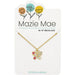 Center Court: Gold Opal & Vintage Rose Butterfly Mazie Mae Necklace - Center Court: Gold Opal & Vintage Rose Butterfly Mazie Mae Necklace