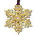 ChemArt : Brilliant Gold Snowflake - Ornament - ChemArt : Brilliant Gold Snowflake - Ornament