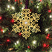 ChemArt : Brilliant Gold Snowflake - Ornament - ChemArt : Brilliant Gold Snowflake - Ornament