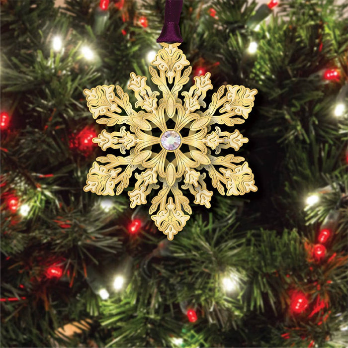 ChemArt : Glistening Snowflake - Ornament - ChemArt : Glistening Snowflake - Ornament