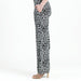 Clara Sunwoo : Textured Wide Leg Pocket Pant - Greek Key - Clara Sunwoo : Textured Wide Leg Pocket Pant - Greek Key