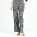 Clara Sunwoo : Textured Wide Leg Pocket Pant - Greek Key - Clara Sunwoo : Textured Wide Leg Pocket Pant - Greek Key