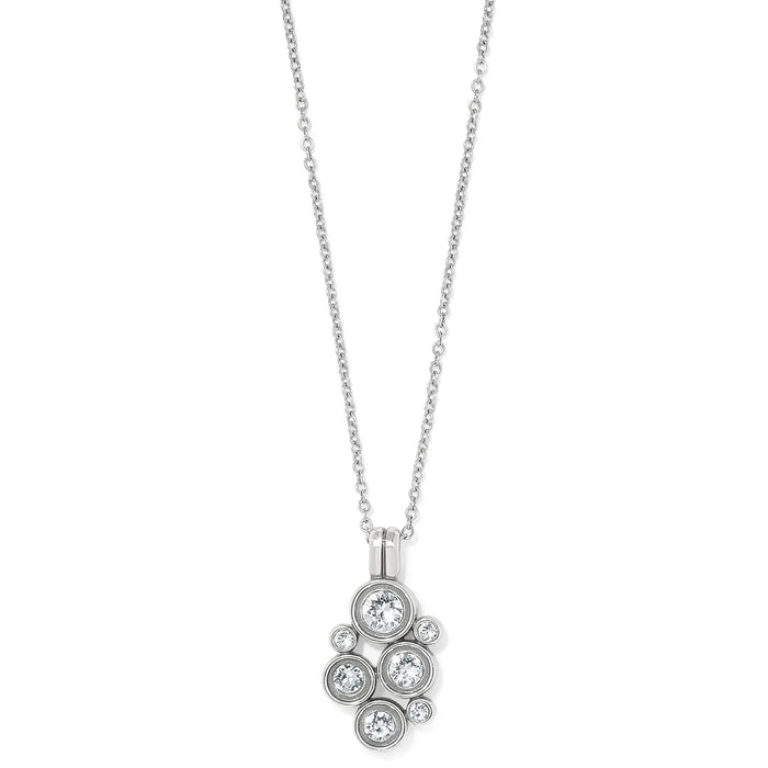 Brighton - Constella Cluster Crystal Necklace - White