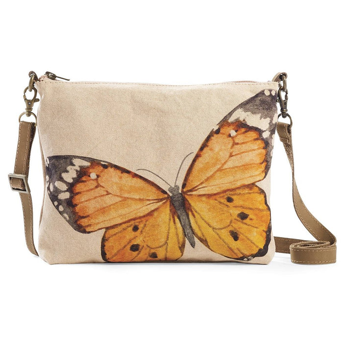 Cott N Curls : Sling Bag in Monarch Butterfly - Cott N Curls : Sling Bag in Monarch Butterfly