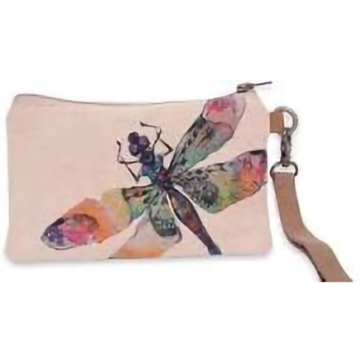 Cott N Curls : Wristlet in Dragonfly - Cott N Curls : Wristlet in Dragonfly