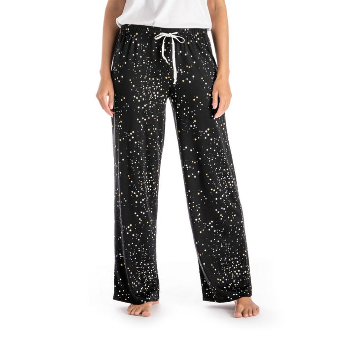 DM Merchandising : Hello Mello Night Sky Daydream Lounge Pants - Black - DM Merchandising : Hello Mello Night Sky Daydream Lounge Pants - Black