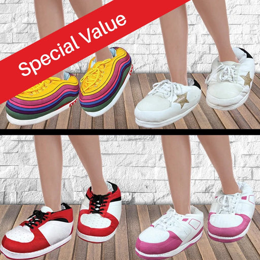 DM Merchandising : Oversized Sneaker Slippers - Assorted Styles - DM Merchandising : Oversized Sneaker Slippers - Assorted Styles