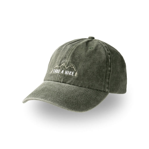 DM Merchandising : Pacific Brim "Take a Hike" Classic Hat in Olive - DM Merchandising : Pacific Brim "Take a Hike" Classic Hat in Olive