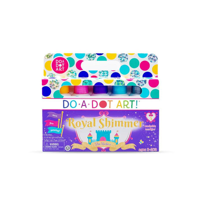 Do A Dot Art : 5 Pack Royal Shimmer Dot Markers - Do A Dot Art : 5 Pack Royal Shimmer Dot Markers