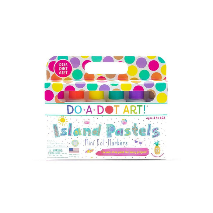 Do A Dot Art : 6 Pack Island Pastels Dot Markers - Do A Dot Art : 6 Pack Island Pastels Dot Markers