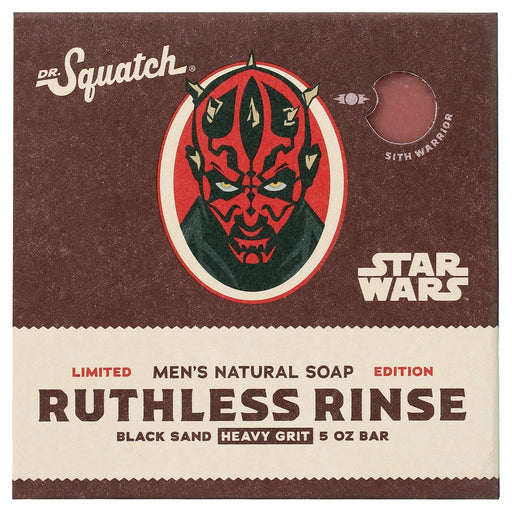 Dr. Squatch : Star Wars - Ruthless Rinse - 5oz Bar Soap - Dr. Squatch : Star Wars - Ruthless Rinse - 5oz Bar Soap