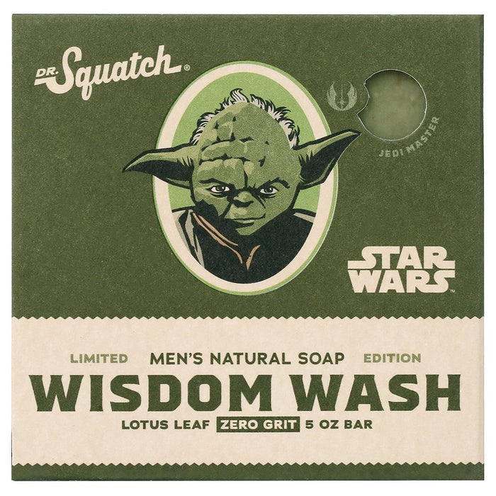 Dr. Squatch : Star Wars - Wisdom Wash - 5oz Bar Soap - Dr. Squatch : Star Wars - Wisdom Wash - 5oz Bar Soap