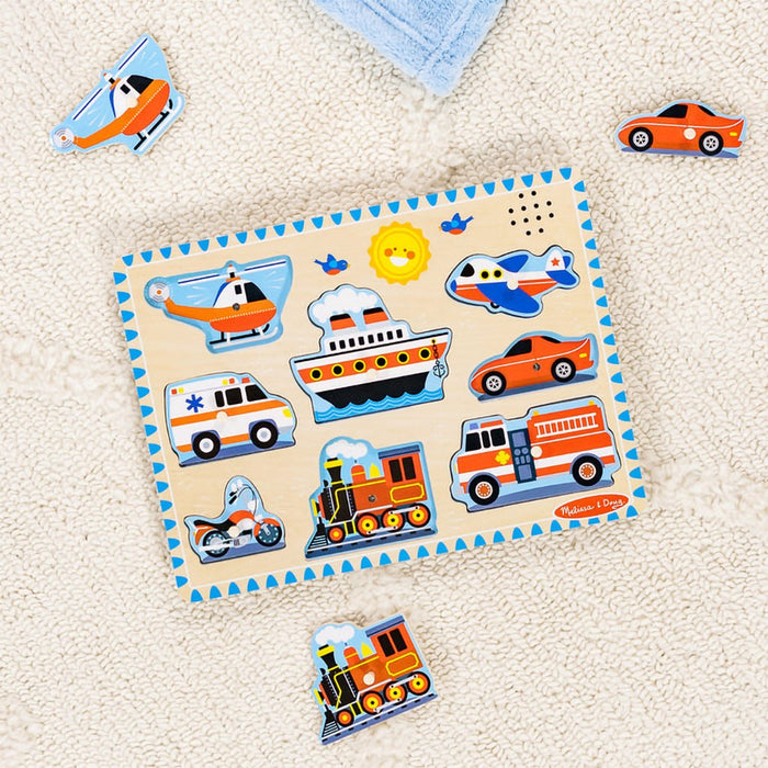 DUPLICATE SKU DO NOT TURN ON Melissa & Doug : Vehicles Sound Puzzle - 8 Pieces - DUPLICATE SKU DO NOT TURN ON Melissa & Doug : Vehicles Sound Puzzle - 8 Pieces