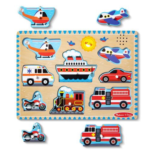 DUPLICATE SKU DO NOT TURN ON Melissa & Doug : Vehicles Sound Puzzle - 8 Pieces - DUPLICATE SKU DO NOT TURN ON Melissa & Doug : Vehicles Sound Puzzle - 8 Pieces