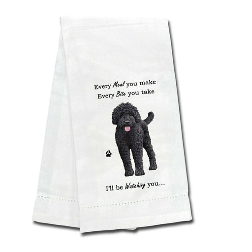 E & S Pets : "Every Meal You Make" Kitchen Towel - Black Labradoodle - E & S Pets : "Every Meal You Make" Kitchen Towel - Black Labradoodle