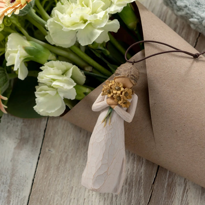 Willow Tree : Warm Embrace Ornament - Surrounded by the warmth of family and friends