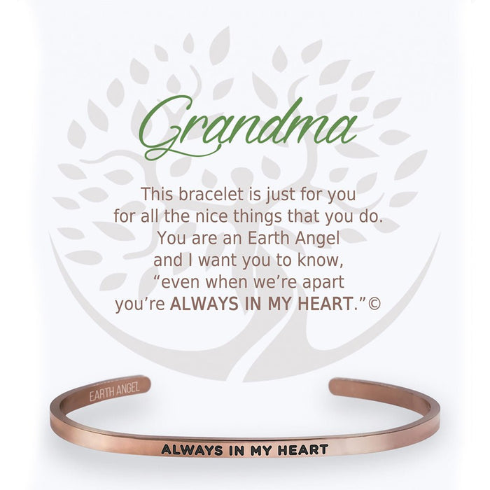 Earth Angel : Grandma Cuff Bracelet in Rose Gold - Earth Angel : Grandma Cuff Bracelet in Rose Gold