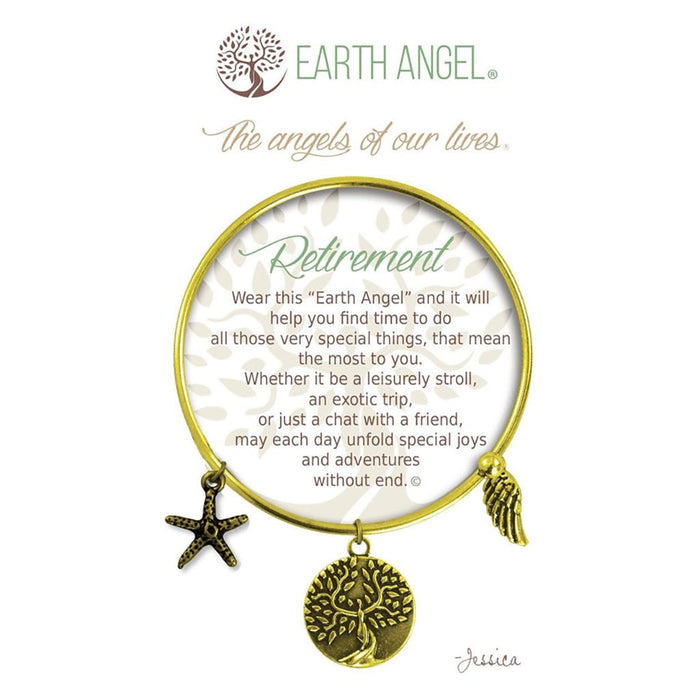 Earth Angel : Retirement Bracelet in Brass - Earth Angel : Retirement Bracelet in Brass