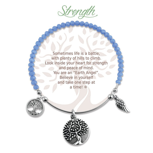 Earth Angel : Strength Radiant Blue Stone Bracelet - Earth Angel : Strength Radiant Blue Stone Bracelet