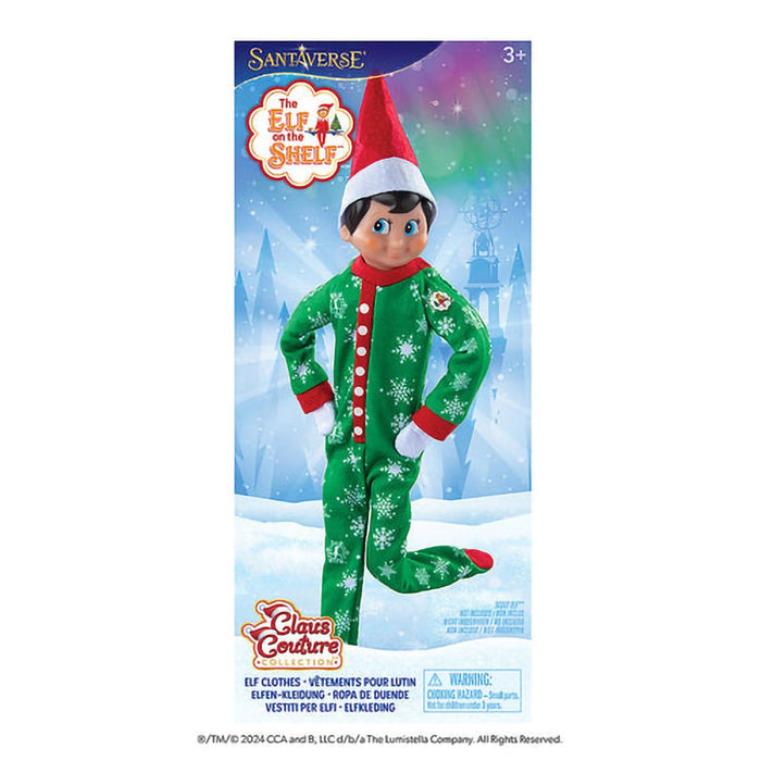 Elf On the Shelf : Claus Couture Collection® Snowflake Snuggle PJs - Elf On the Shelf : Claus Couture Collection® Snowflake Snuggle PJs