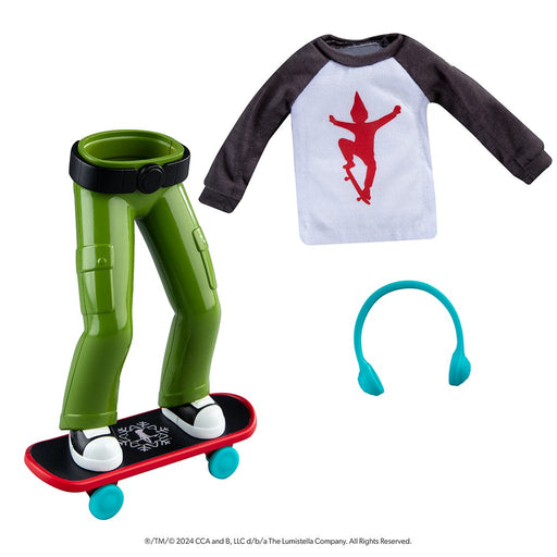 Elf On the Shelf : MagiFreez@ Holly Jolly Ollie Skateboard Set - Elf On the Shelf : MagiFreez@ Holly Jolly Ollie Skateboard Set