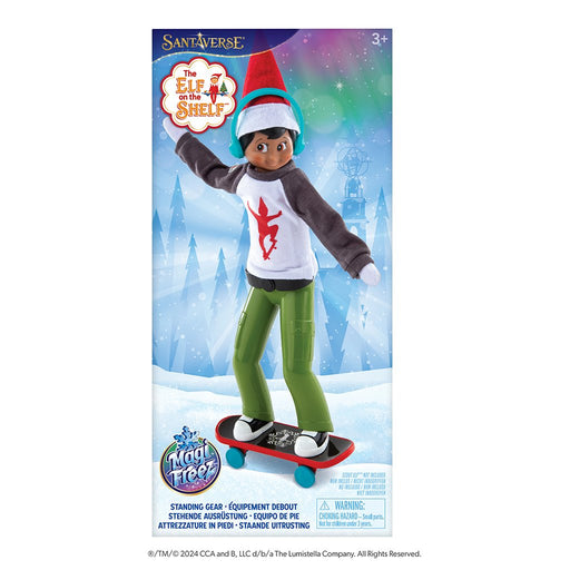 Elf On the Shelf : MagiFreez@ Holly Jolly Ollie Skateboard Set - Elf On the Shelf : MagiFreez@ Holly Jolly Ollie Skateboard Set