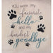 Embroidered Pet Bereavement Single Layer Blanket - Embroidered Pet Bereavement Single Layer Blanket