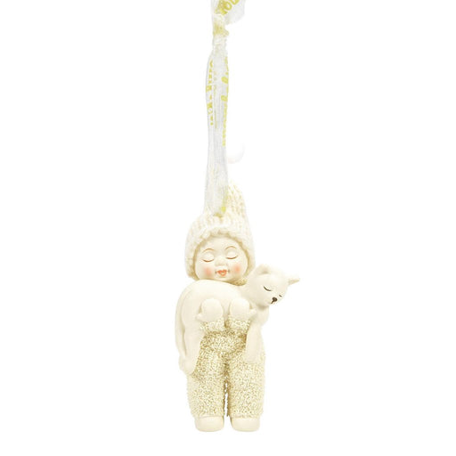 Enesco : Snowbabies - Kitten Carrier - Ornament - Enesco : Snowbabies - Kitten Carrier - Ornament