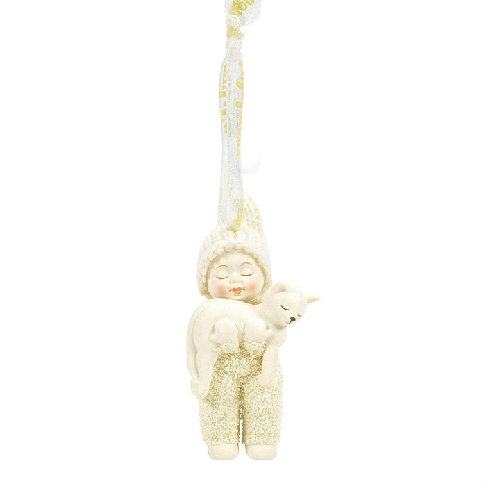 Enesco : Snowbabies - Kitten Carrier - Ornament - Enesco : Snowbabies - Kitten Carrier - Ornament