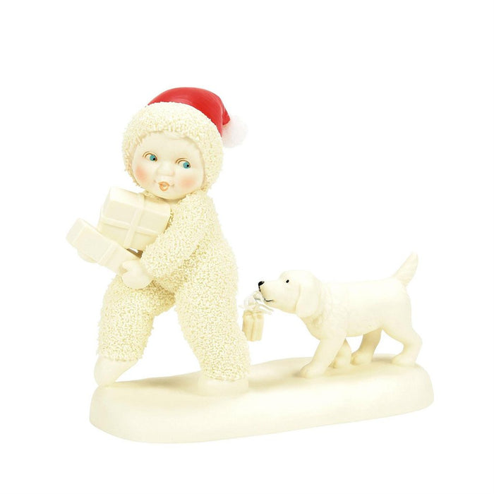 Enesco : Snowbabies - Puppy Parcels - Figurine - Enesco : Snowbabies - Puppy Parcels - Figurine