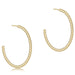 enewton design : Beaded classic 1.25" post hoop - 2mm gold - enewton design : Beaded classic 1.25" post hoop - 2mm gold