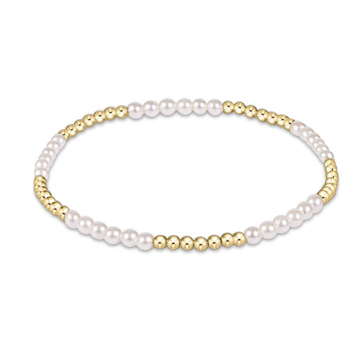 enewton design : Classic blissful pattern 2.5mm bead bracelet - 3mm pearl - enewton design : Classic blissful pattern 2.5mm bead bracelet - 3mm pearl