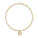 enewton design : Classic gold 2mm bead bracelet - love small gold disc - enewton design : Classic gold 2mm bead bracelet - love small gold disc