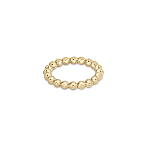 enewton design : Classic gold 3mm bead ring - enewton design : Classic gold 3mm bead ring