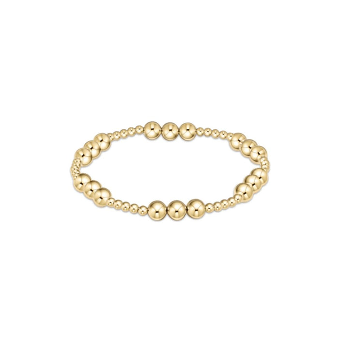 enewton design : Classic Joy Pattern 5mm Bead Bracelet - Gold - enewton design : Classic Joy Pattern 5mm Bead Bracelet - Gold