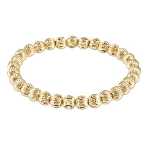 enewton design : Dignity Gold 6mm Bead Bracelet - enewton design : Dignity Gold 6mm Bead Bracelet