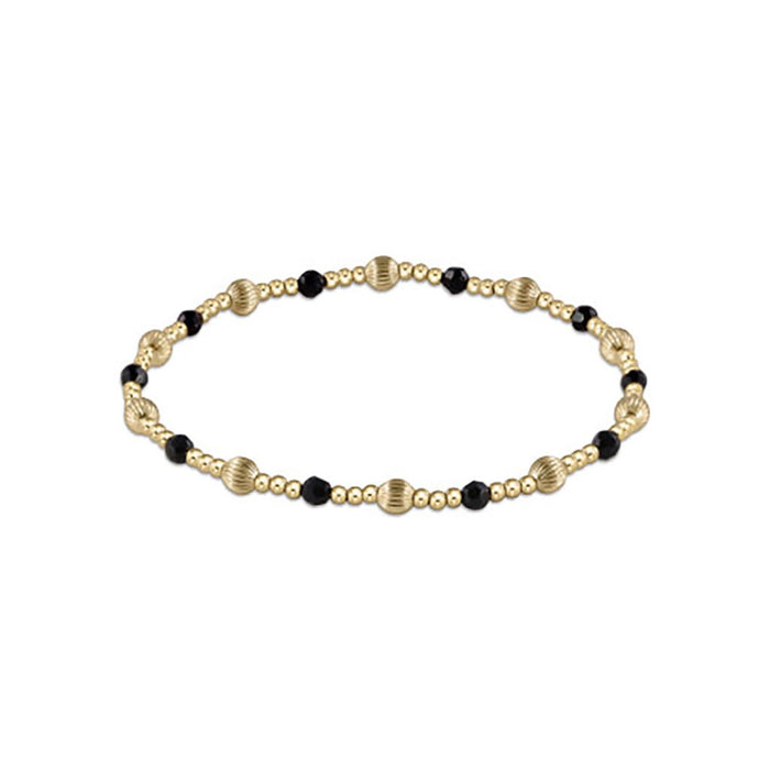 enewton design: Dignity Sincerity 4mm Bead Bracelet - Gemstone in Faceted Onyx - enewton design: Dignity Sincerity 4mm Bead Bracelet - Gemstone in Faceted Onyx