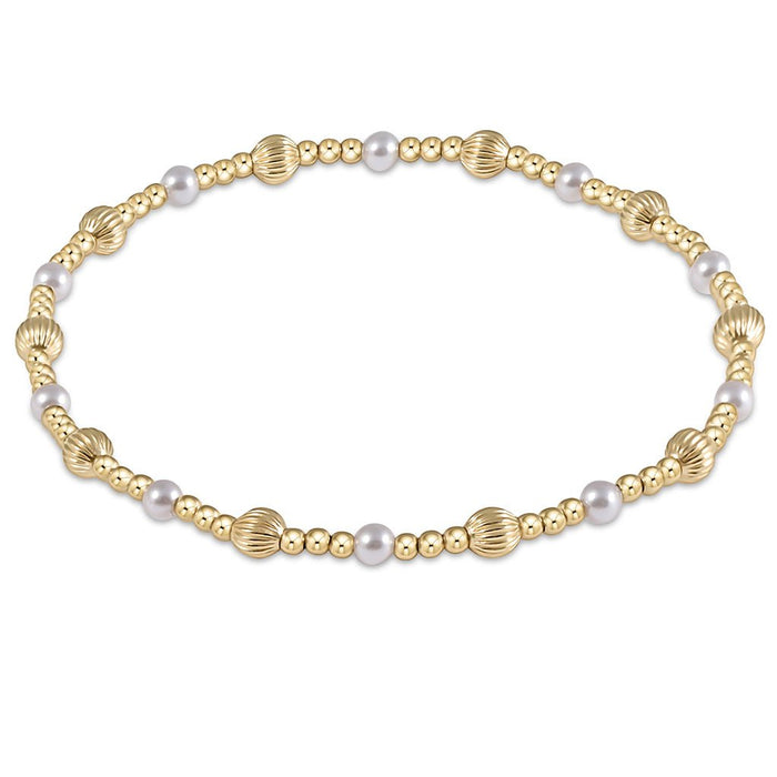 enewton design : Dignity Sincerity 4mm Bead Bracelet - Pearl - enewton design : Dignity Sincerity 4mm Bead Bracelet - Pearl