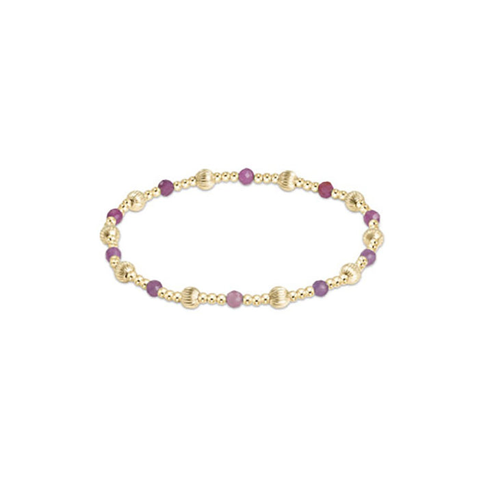 enewton design: Dignity Sincerity 4mm Bead Bracelet - Ruby - enewton design: Dignity Sincerity 4mm Bead Bracelet - Ruby