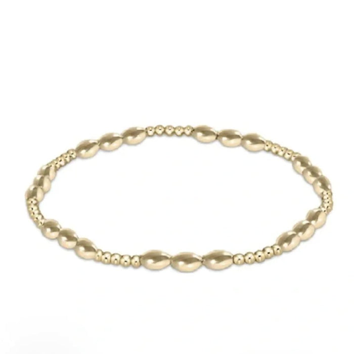 enewton design : Harmony Joy Pattern 2mm Bead Bracelet - Gold - enewton design : Harmony Joy Pattern 2mm Bead Bracelet - Gold