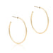 enewton design : Round gold 1.75" post hoop - 2mm - smooth - enewton design : Round gold 1.75" post hoop - 2mm - smooth