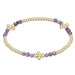 enewton design : Signature Cross Gold Bliss Pattern 2.5mm Bead Bracelet - Amethyst - enewton design : Signature Cross Gold Bliss Pattern 2.5mm Bead Bracelet - Amethyst