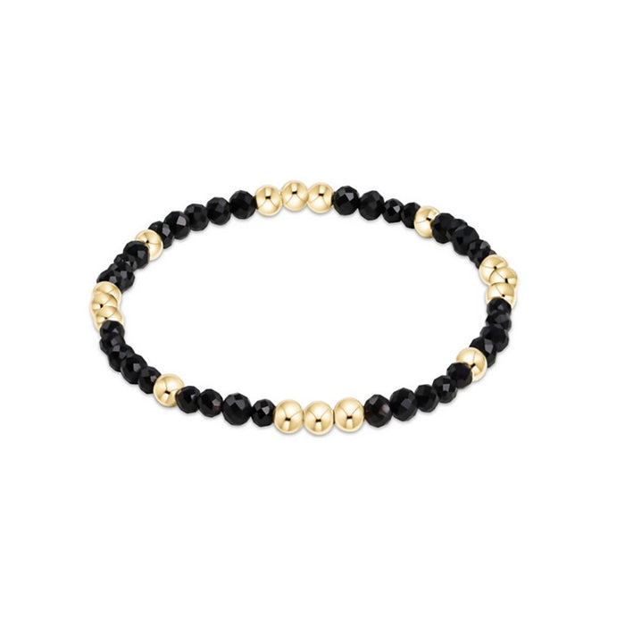 enewton design : Worthy 3mm Bead Bracelet - Gemstone in Faceted Onyx - enewton design : Worthy 3mm Bead Bracelet - Gemstone in Faceted Onyx