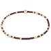 enewton design Hope Unwritten Bracelet featuring chocolate seed beads with 14k gold-filled accents displayed in a circular layout on a white background.